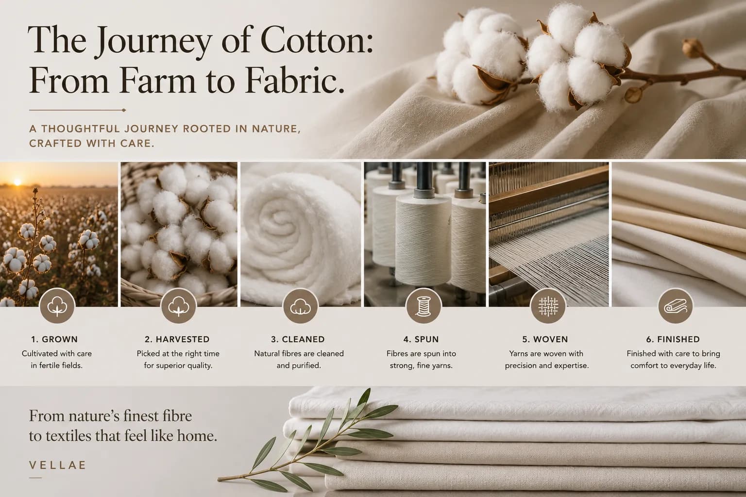 The Journey of Cotton: From Farm to Fabric